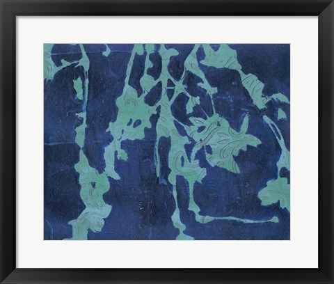 Framed Brackish Flowers II Print