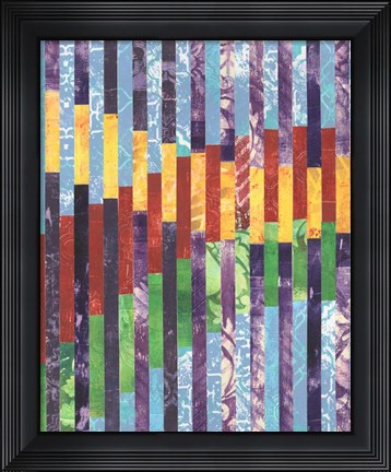 Framed Quilted Monoprints I Print