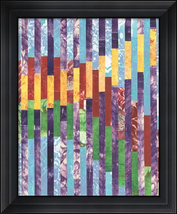 Framed Quilted Monoprints II Print