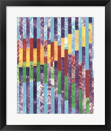 Framed Quilted Monoprints II Print