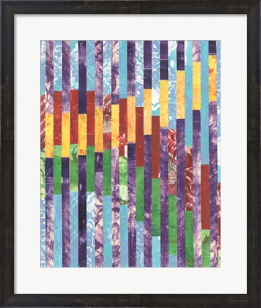 Framed Quilted Monoprints II Print