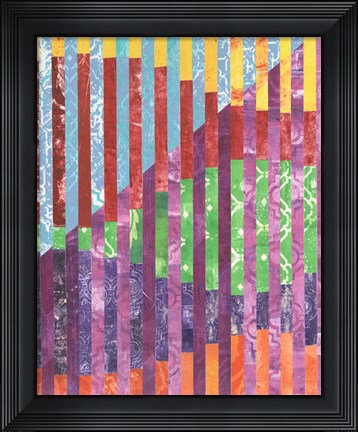 Framed Quilted Monoprints IV Print