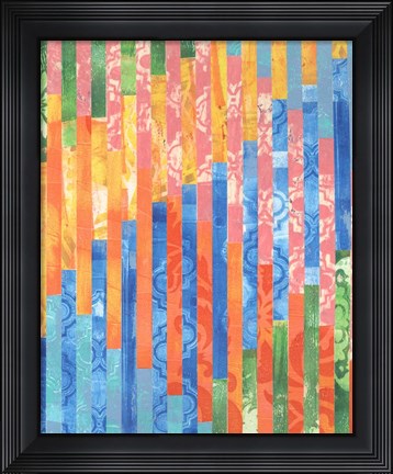 Framed Quilted Monoprints V Print
