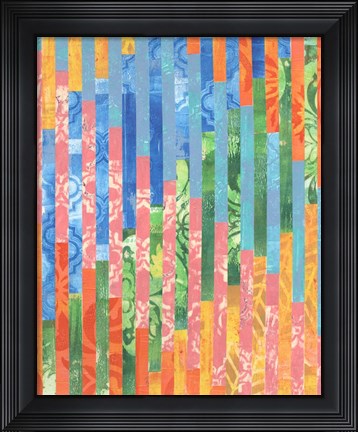 Framed Quilted Monoprints VI Print