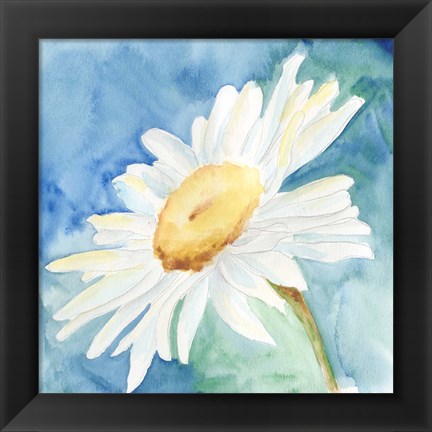 Framed Daisy Sunshine I Print