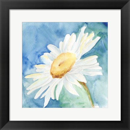 Framed Daisy Sunshine I Print