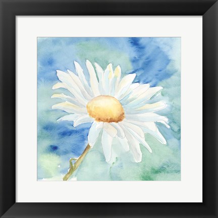 Framed Daisy Sunshine II Print