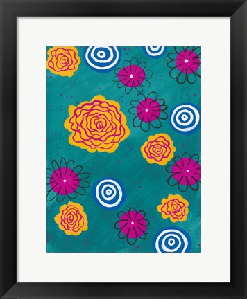 Framed Flower Pop I Print