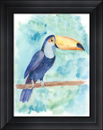 Framed Sweet Tropical Bird I Print