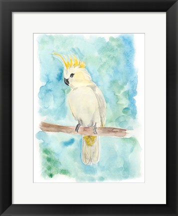 Framed Sweet Tropical Bird II Print