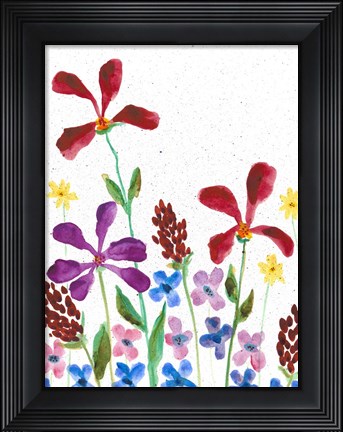 Framed Vivid Whimsy I Print