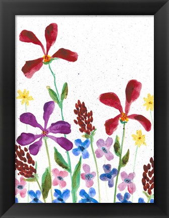 Framed Vivid Whimsy I Print