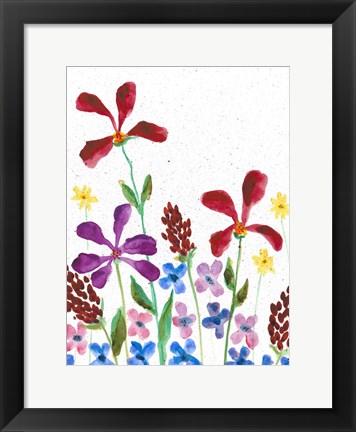 Framed Vivid Whimsy I Print