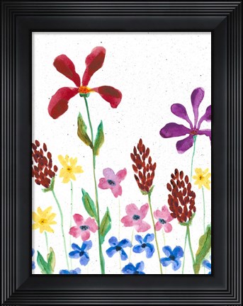 Framed Vivid Whimsy II Print