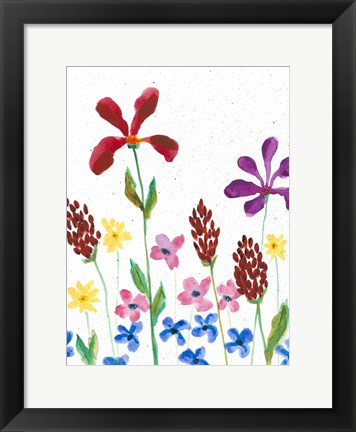 Framed Vivid Whimsy II Print