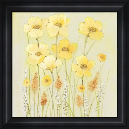 Framed Soft Spring Floral II Print