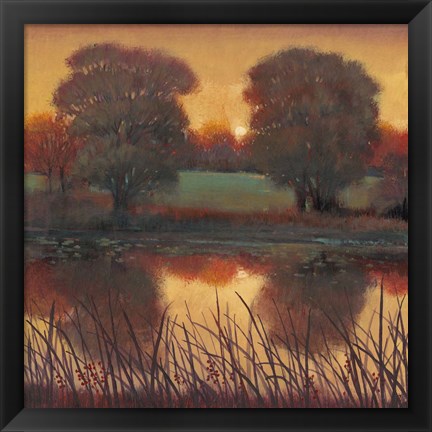 Framed Early Evening II Print