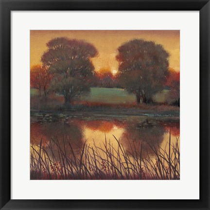 Framed Early Evening II Print