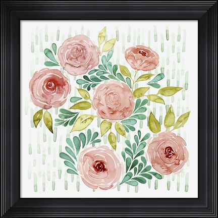 Framed Spring Blossoming I Print
