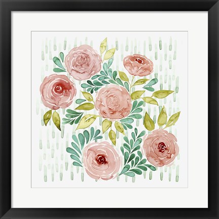 Framed Spring Blossoming I Print