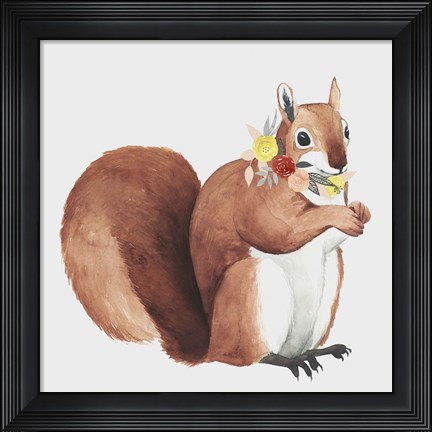 Framed Flower Crown Forester II Print