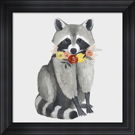 Framed Flower Crown Forester III Print