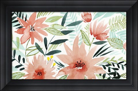 Framed Tropical Drift II Print
