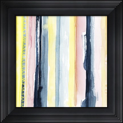 Framed Sunset Stream I Print