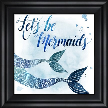 Framed Sea Lovers II Print