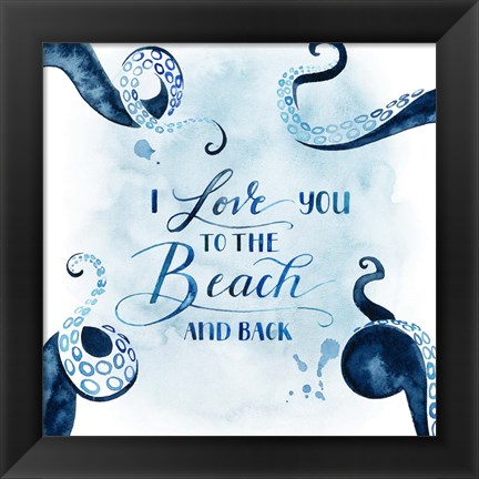 Framed Sea Lovers IV Print