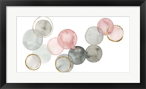 Framed Gilded Spheres II Print