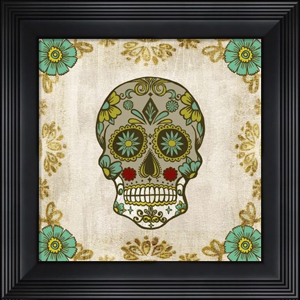Framed Day of the Dead I Print