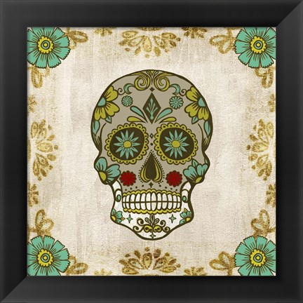 Framed Day of the Dead I Print