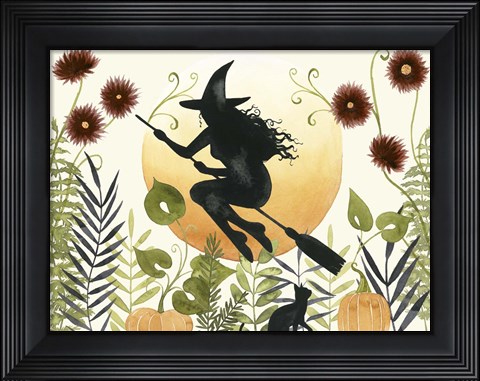Framed Witch&#39;s Garden I Print
