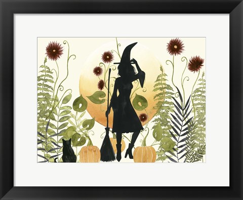 Framed Witch&#39;s Garden II Print