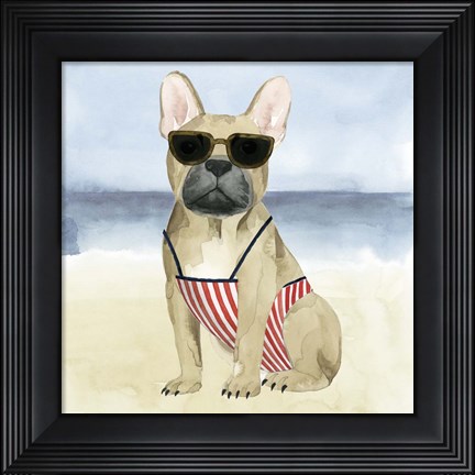 Framed Hot Dog I Print