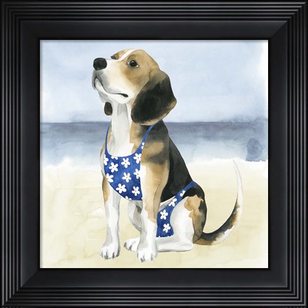Framed Hot Dog II Print