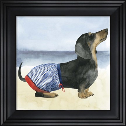 Framed Hot Dog IV Print