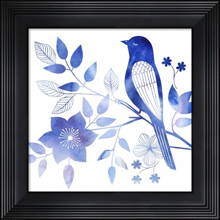 Framed Avian Twilight I Print