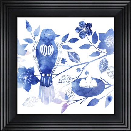 Framed Avian Twilight III Print