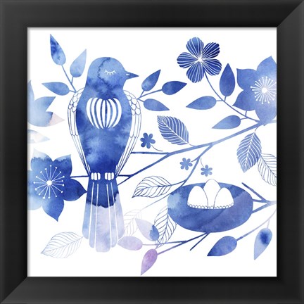 Framed Avian Twilight III Print