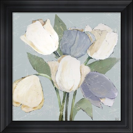 Framed French Tulips II Print