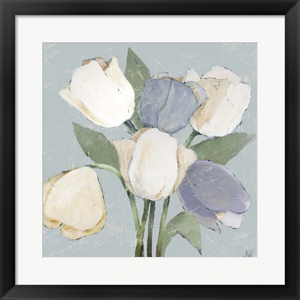 Framed French Tulips II Print