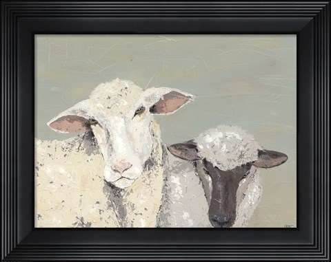 Framed Sweet Lambs I Print
