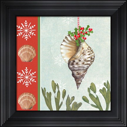 Framed Christmas Coastal II Print