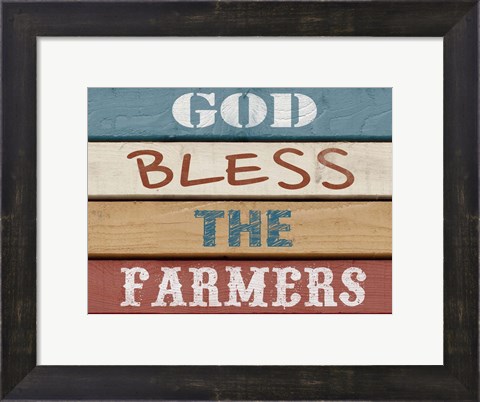 Framed Farm Sentiment III Print