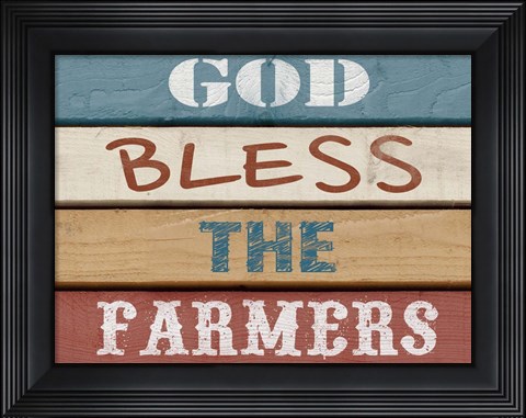 Framed Farm Sentiment III Print