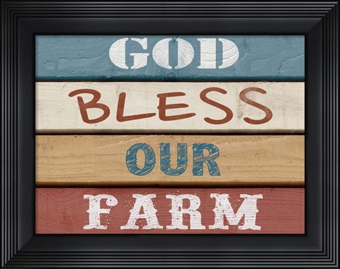 Framed Farm Sentiment IV Print