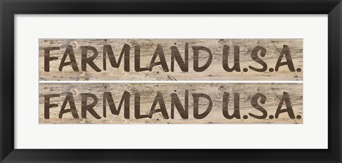 Framed Farm Sign 2-up I Print