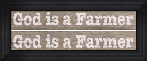 Framed Farm Sign 2-up II Print